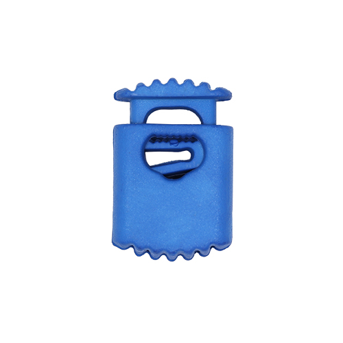 20959 Sullivans 25mm Plastic Cord Ends With Ridged Top - Royal - 34 In A Tube