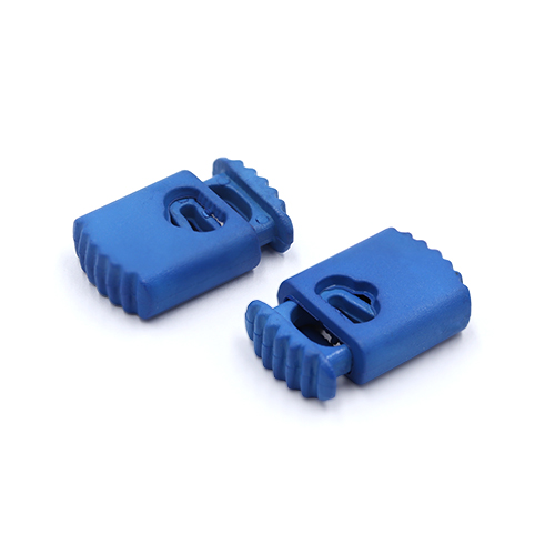 20959 Sullivans 25mm Plastic Cord Ends With Ridged Top - Royal - 34 In A Tube