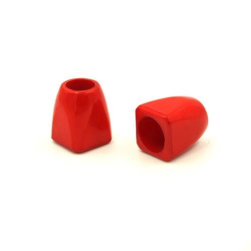 20964 Sullivans 13mm Plastic Detachable Cord Ends - Red - 56 In A Tube
