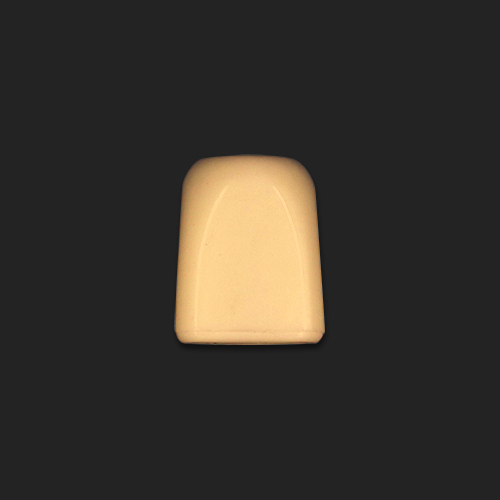 20971 Sullivans 13mm Plastic Detachable Cord Ends - Cream - 56 In A Tube