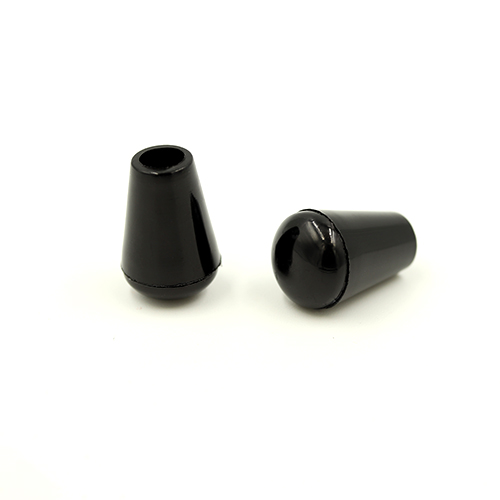 20983 Sullivans 18mm Plastic Detachable Cord Ends - Black - 72 In A Tube