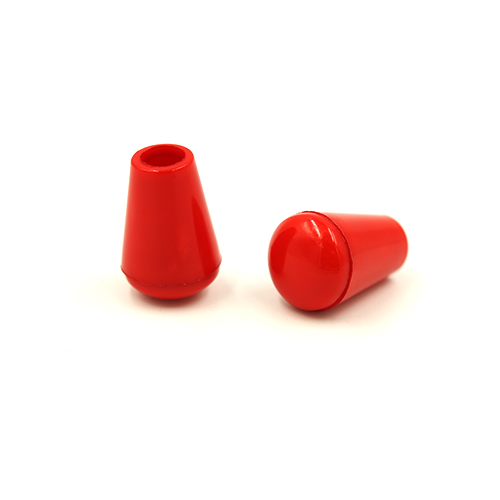 20984 Sullivans 18mm Plastic Detachable Cord Ends - Red - 72 In A Tube