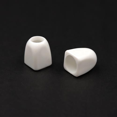 21050 Sullivans 13mm Plastic Detachable Cord Ends - White - Bag Of 100