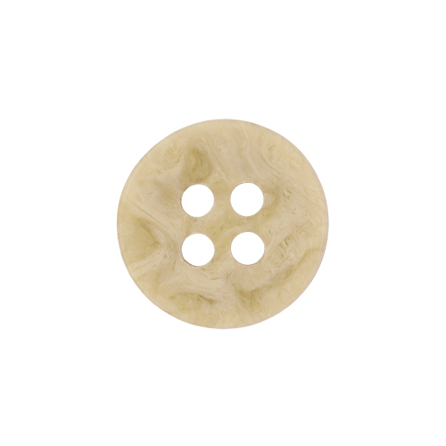 21231 Sullivans 12mm Round Plastic Button With Four Holes - Light Olive - 96 In A Tube 