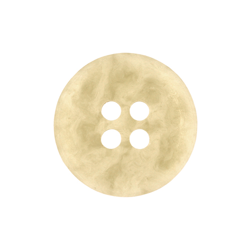 21234 Sullivans 15mm Round Plastic Button With Four Holes - Off White - 58 In A Tube 