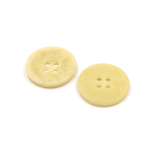 21241 Sullivans 20mm Round Plastic Button With Four Holes - Off White - 29 In A Tube 