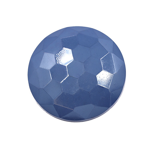 21501 Sullivans 46mm Round Plastic Shank Button - Diamond Cut - Beyond Night Navy - 15 In A Tube 