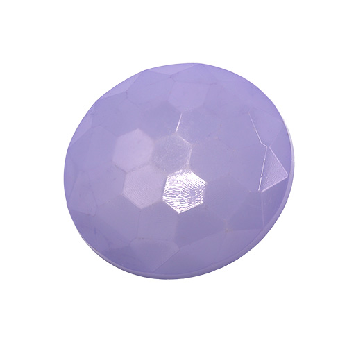 21505 Sullivans 46mm Round Plastic Shank Button - Diamond Cut - Sweet Pea Lilac - 15 In A Tube 