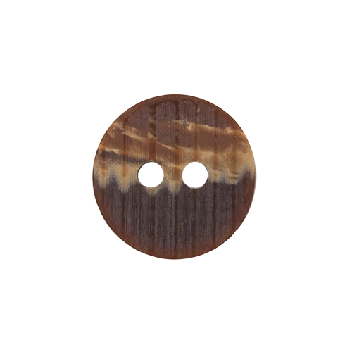 21562 Sullivans 11mm Round Plastic Button With Two Holes - Earthern Textures - Tan - 95 In A Tube