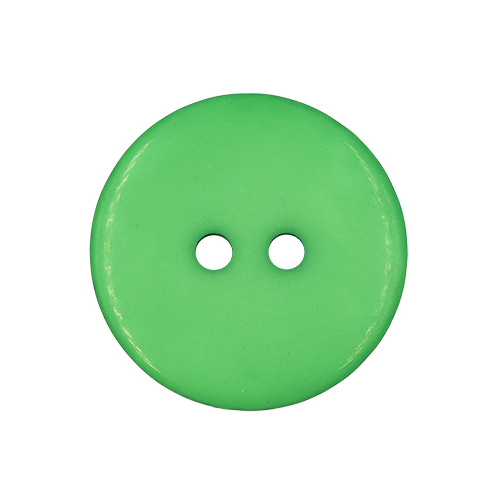 22309 Sullivans 21mm Round Plastic Button 2 Hole - Matt Finish - Jade - 100 In A Bag