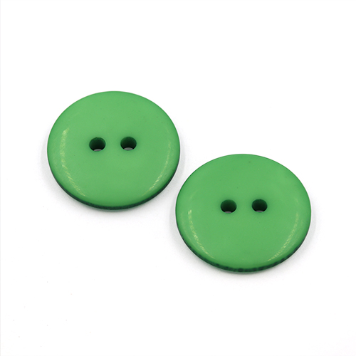 22309 Sullivans 21mm Round Plastic Button 2 Hole - Matt Finish - Jade - 100 In A Bag