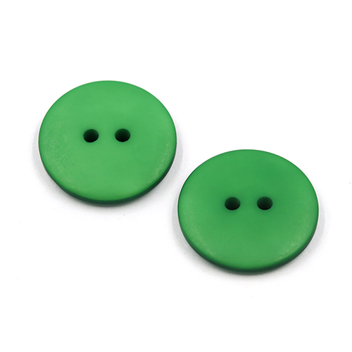 22310 Sullivans 23mm Round Plastic Button 2 Hole -matt Finish - Jade - 34 In A Tube