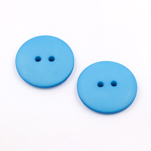 22318 Sullivans 23mm Round Plastic Button 2 Hole -matt Finish - Light Turquoise - 34 In A Tube