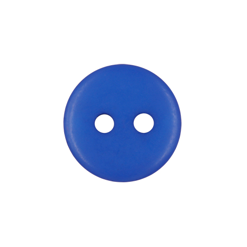 22321 Sullivans 12mm Round Plastic Button 2 Hole -matt Finish - Royal - 100 In A Bag