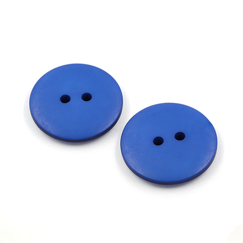 22327 Sullivans 23mm Round Plastic Button 2 Hole - Matt Finish - Royal - 100 In A Bag