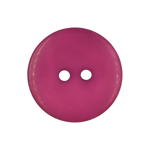 22333 Sullivans 21mm Round Plastic Button 2 Hole - Matt Finish - Cerise - 100 In A Bag