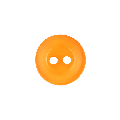 22353 Sullivans 9mm Round Plastic Button With Two Holes - Gold - Bag Of 100