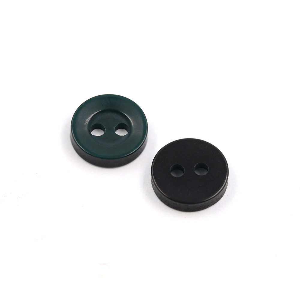 22365 Sullivans 9mm Round Plastic Button 2 Hole - Bottle - Bag Of 100