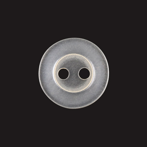 22373 Sullivans 12mm Round Plastic Button 2 Hole -cream - Bag Of 100