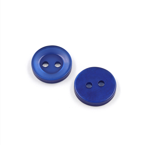 22382 Sullivans 12mm Round Plastic Button 2 Hole - Royal - 216 In A Tube