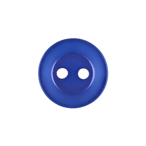 22383 Sullivans 12mm Round Plastic Button 2 Hole -royal - Bag Of 100