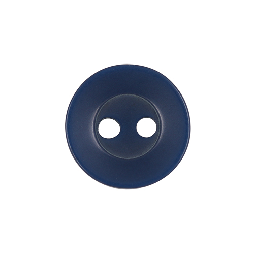22384 Sullivans 12mm Round Plastic Button 2 Hole - Navy - 216 In A Tube