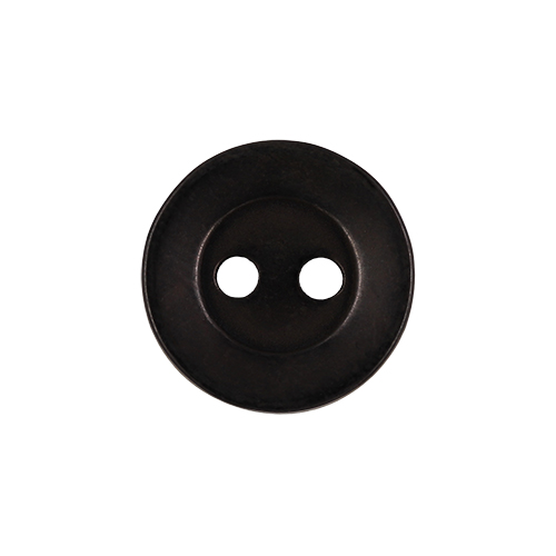 22393 Sullivans 12mm Round Plastic Button 2 Hole -brown - Bag Of 100
