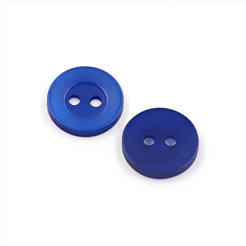 22408 Sullivans 14mm Round Plastic Button 2 Hole - Royal - 189 In A Tube