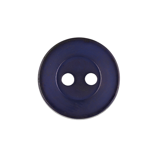 22410 Sullivans 14mm Round Plastic Button 2 Hole - Navy - 189 In A Tube