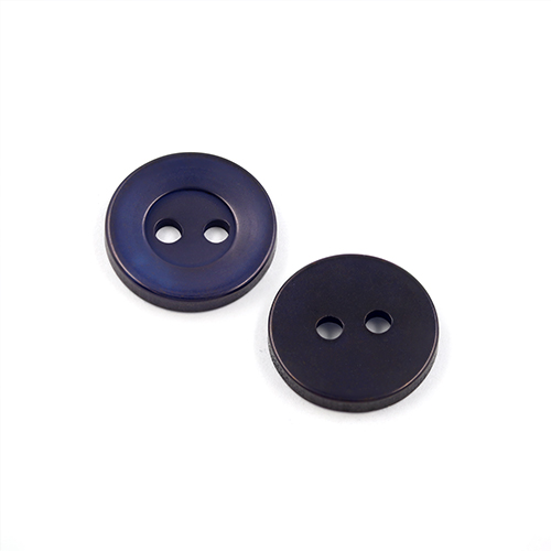 22410 Sullivans 14mm Round Plastic Button 2 Hole - Navy - 189 In A Tube