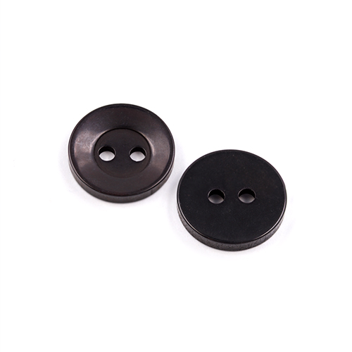 22419 Sullivans 14mm Round Plastic Button 2 Hole - Brown - Bag Of 100