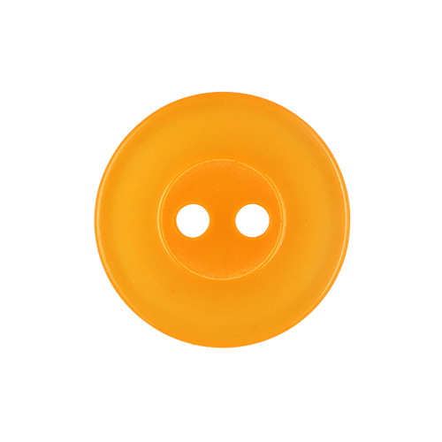 22430 Sullivans 17mm Round Plastic Button 2 Hole - Gold - 151 In A Tube