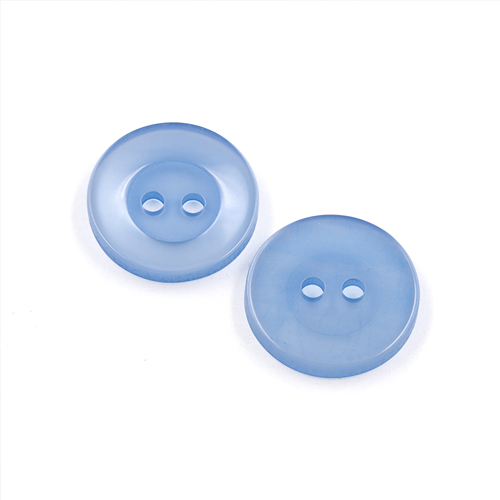 22433 Sullivans 17mm Round Plastic Button 2 Hole - Sky - Bag Of 100