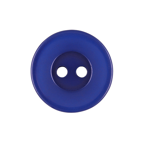 22434 Sullivans 17mm Round Plastic Button 2 Hole - Royal - 151 In A Tube