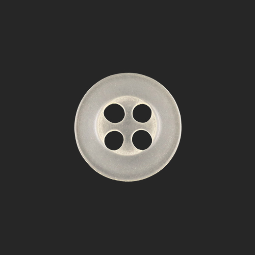 22451 Sullivans 9mm Round Plastic Button 4 Hole - Cream - Bag Of 100