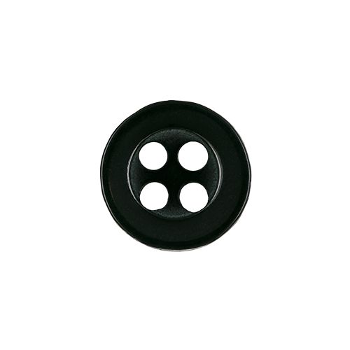22469 Sullivans 9mm Round Plastic Button 4 Hole - Bottle - Bag Of 100
