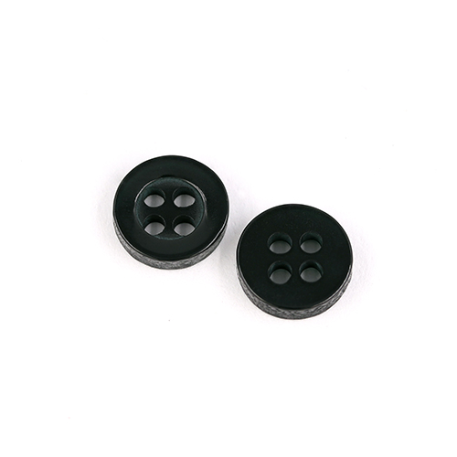 22469 Sullivans 9mm Round Plastic Button 4 Hole - Bottle - Bag Of 100
