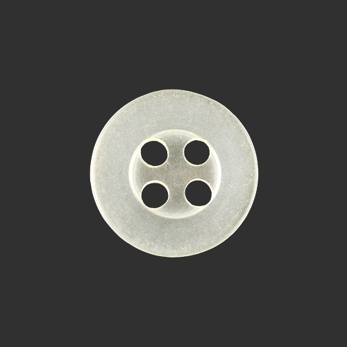 22477 Sullivans 12mm Round Plastic Button 4 Hole - Cream - Bag Of 100
