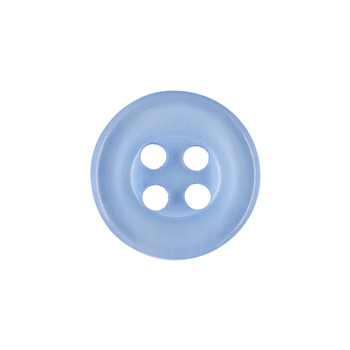22485 Sullivans 12mm Round Plastic Button 4 Hole - Sky - Bag Of 100