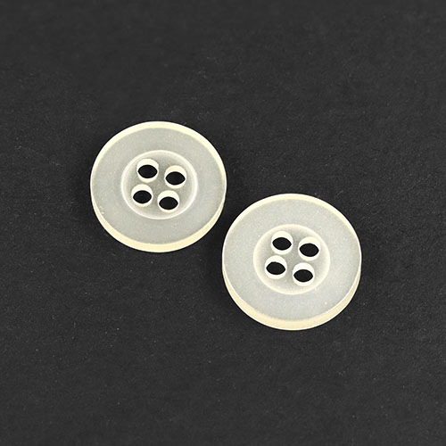 22503 Sullivans 14mm Round Plastic Button 4 Hole - Cream - Bag Of 100