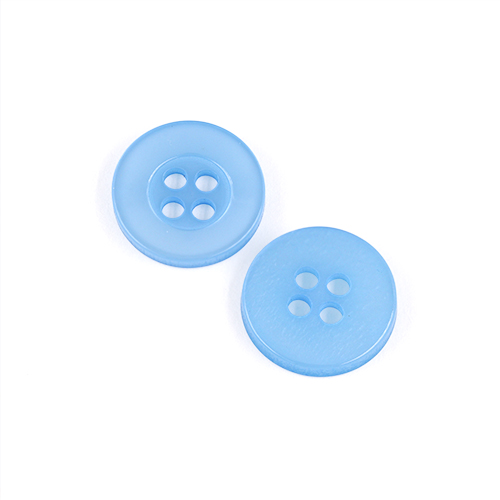 22511 Sullivans 14mm Round Plastic Button 4 Hole - Sky - Bag Of 100