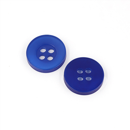 22513 Sullivans 14mm Round Plastic Button 4 Hole - Royal - Bag Of 100