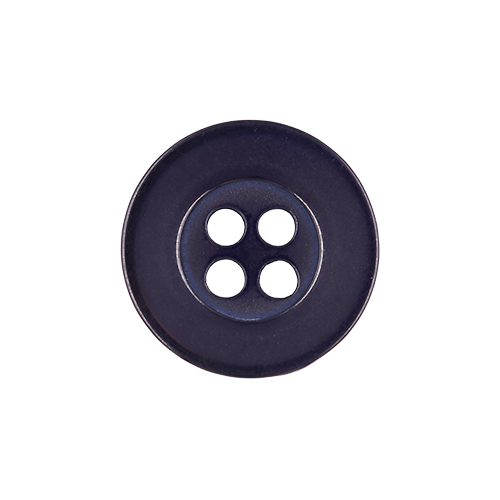 22515 Sullivans 14mm Round Plastic Button 4 Hole - Navy - Bag Of 100