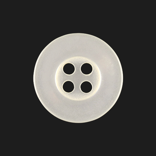 22529 Sullivans 17mm Round Plastic Button 4 Hole - Cream - Bag Of 100