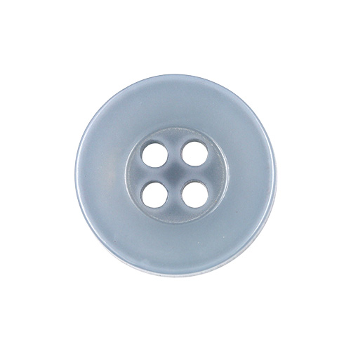 22531 Sullivans 17mm Round Plastic Button 4 Hole - Grey - Bag Of 100