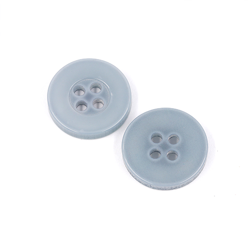 22531 Sullivans 17mm Round Plastic Button 4 Hole - Grey - Bag Of 100