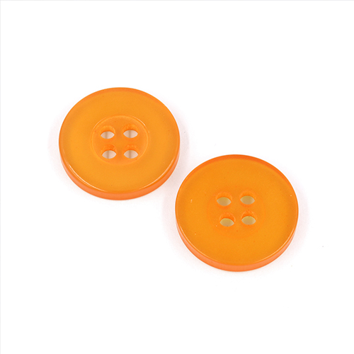 22535 Sullivans 17mm Round Plastic Button 4 Hole - Gold - Bag Of 100