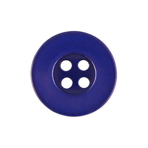 22538 Sullivans 17mm Round Plastic Button 4 Hole - Royal - 151 In A Tube