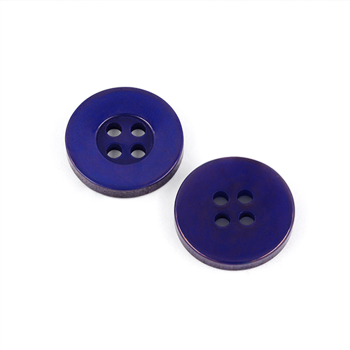 22538 Sullivans 17mm Round Plastic Button 4 Hole - Royal - 151 In A Tube