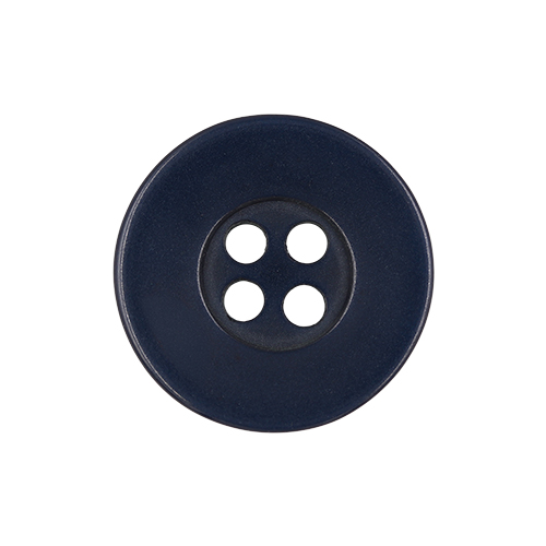 22540 Sullivans 17mm Round Plastic Button 4 Hole - Navy - 151 In A Tube